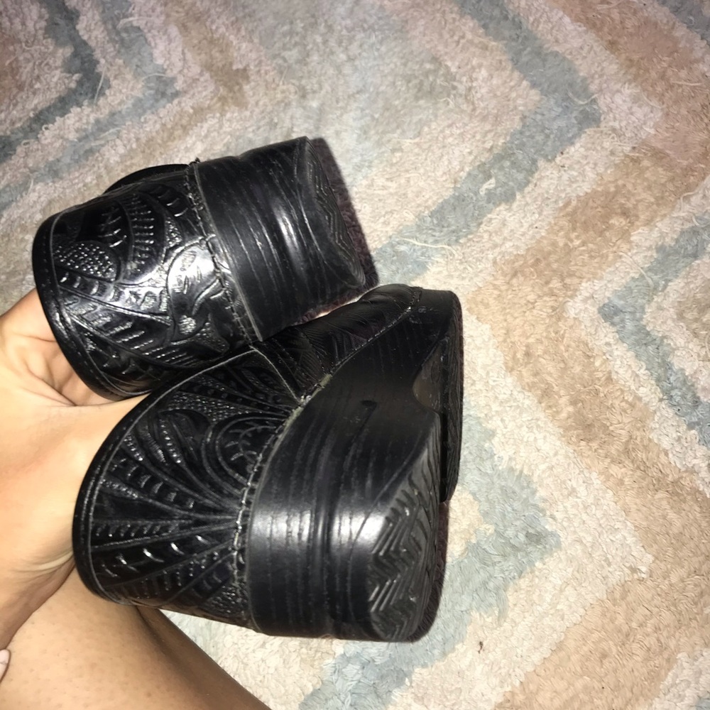 Dansko Black/Patterned - Nursing Clogs - image 3
